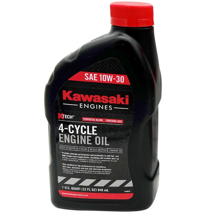 99969-6081 Kawasaki KTech 10W-30 4-Cycle Engine Oil (1 Quart)