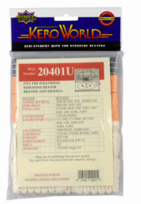 20401U Kero World Kerosene Heater Replacement Wick