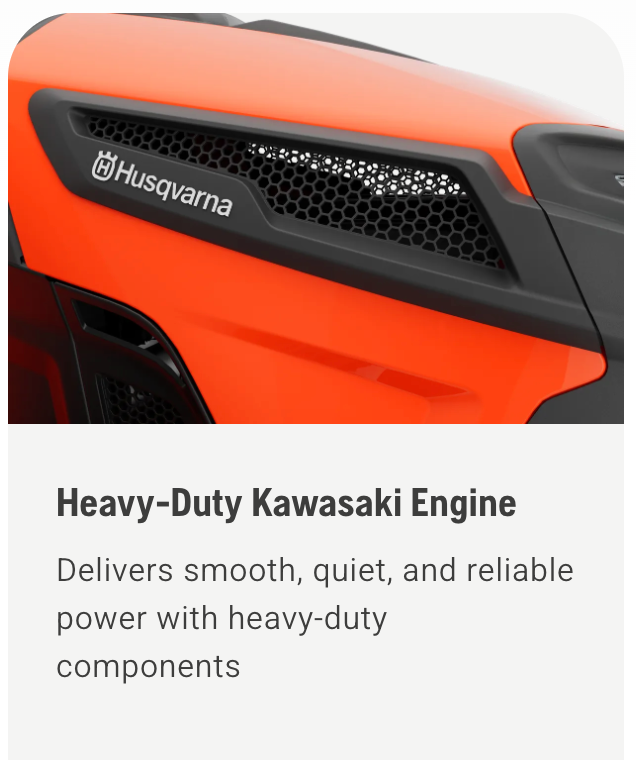 970847201 Husqvarna TS 375XD-48 24 HP Kawasaki FR series engine, 48" Clearcut deck
