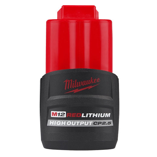 48-11-2425 Milwaukee M12 HIGH OUTPUT CP 2.5 AH Battery Pack