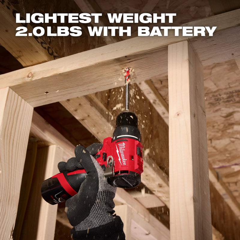 3401-22 Milwaukee M12 Subcompact Brushless 3/8" Drill / Driver Kit