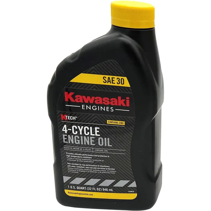 99969-6281 Kawasaki KTech SAE30 4-Cycle Engine Oil (1 Quart)