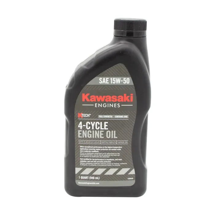 99969-6501 Kawasaki KTech 15W-50 Full Synthetic 4-Cycle Engine Oil (1 Quart)