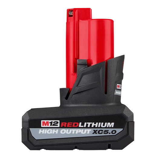 48-11-2450 Milwaukee M12 REDLITHIUM HIGHOUTPUT XC 5.0 AH Battery Pack